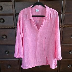 Sigrid Olsen Linen Tunic Size XL